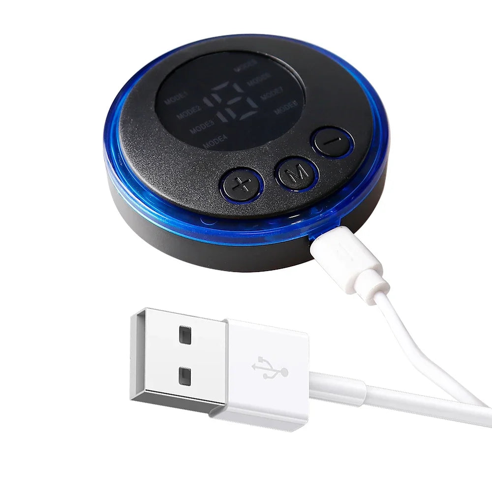 Smart Wireless EMS Muscle Stimulator USB Charged 19 Intensity Levels Abdomen Arm Leg Muscle Training Slimming Fitness Massager