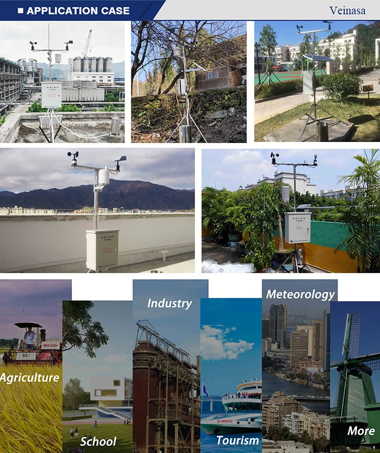 AMAWS00X Weather Sensor Meteo Meteorological Station Automatic Weather Station Iot for Farm Irrigation