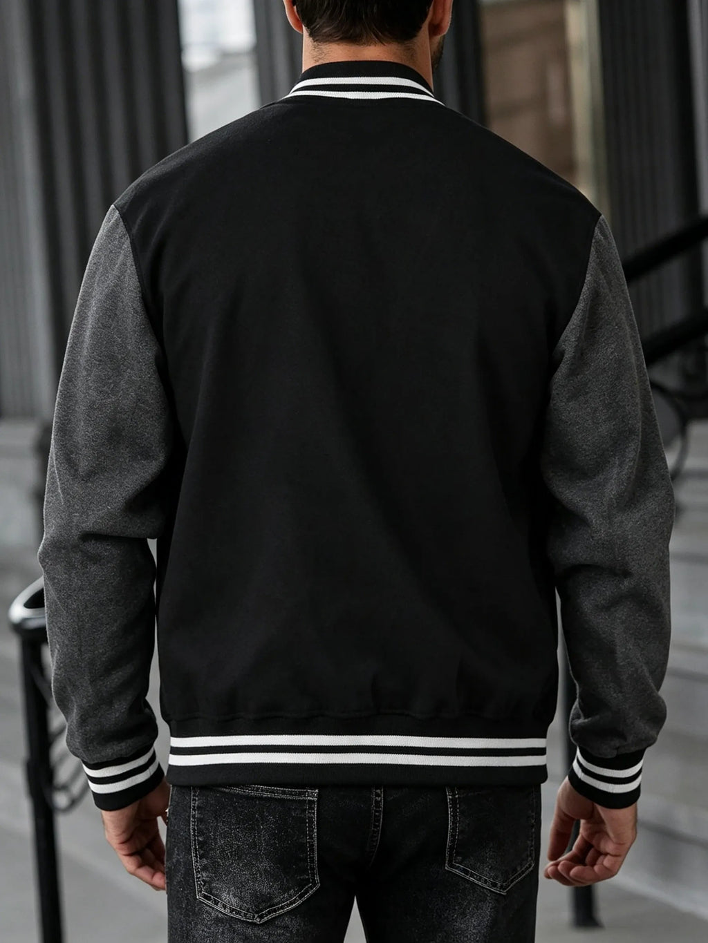 New York And R Art Letter Pattern Baseball Jersey Men'S Autumn Winter Jackets Soft Loose Clothing Sports High Street Clothes