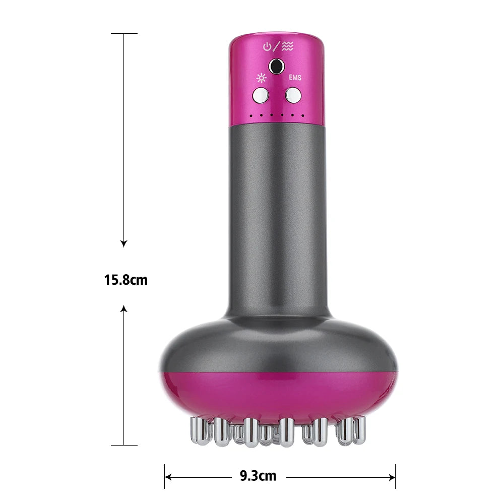 Intelligent Electric Massager Brush Home Portable Massager Fat Burning EMS Micro Current Vibrating  Beauty Apparatus for  Body
