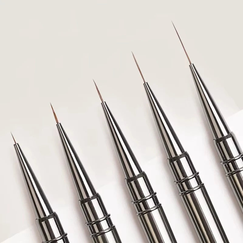 Nails Art Liner Brushes Striping Drawing Elongated Lines Painting 6/9/12/15/18mm Nail Professional Manicure Tool