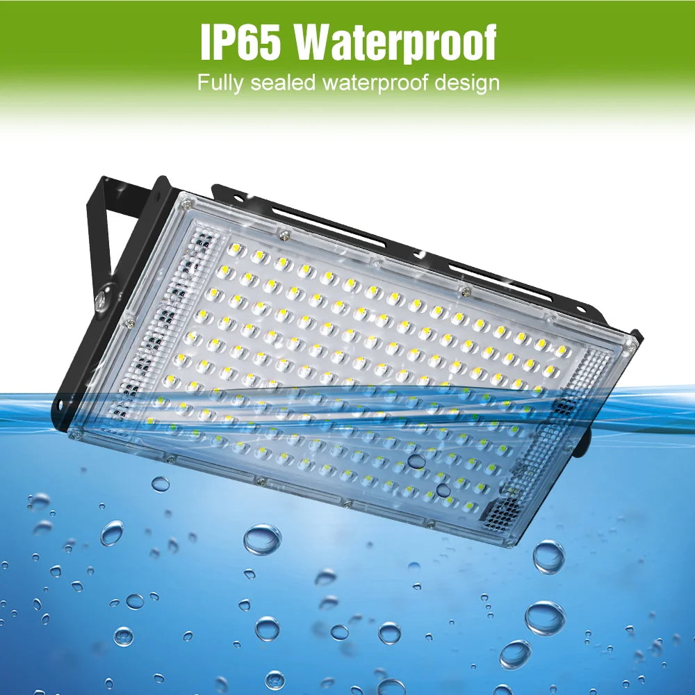 200W Outdoor LED Floodlight Super Bright 220V Waterproof Street Lamps Garden Backyard Commercia Exterior Wall Mount Lighting