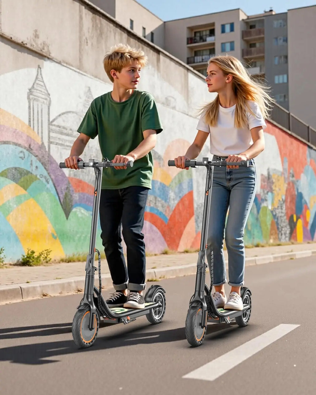 Sigravy Electric Scooter for Kids,Teens,Teenager, Students, Foldable Commuter E Scooter for Teens, 350W Motor, 19 MPH, Up to 26 Miles Range, 8.5" Solid Tires, Cruise Control, 19MPH Max Speed, LED Display,APP Control