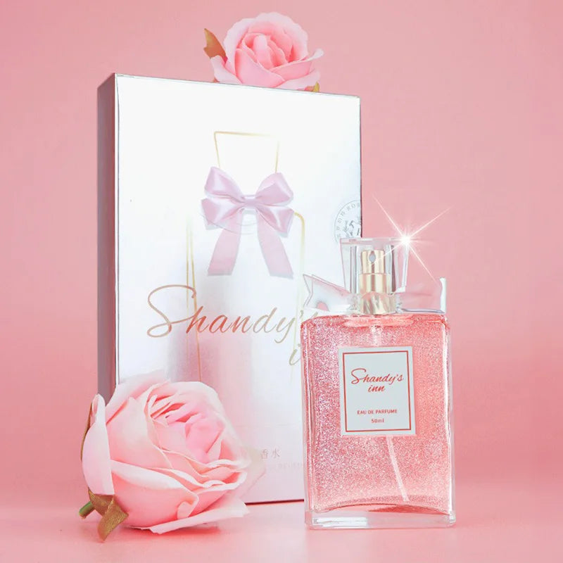 Rose Women Perfume Long Lasting Fresh Eau De Parfum 50ml Elegant Floral Daily Wear Original Brand Fragrance Spray For Her