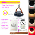 13500mAh Camping Lantern Portable Lantern Rechargeable Magnet Powerful Fashlight Fishing Tent Lamp Outdoor Work Repair Light