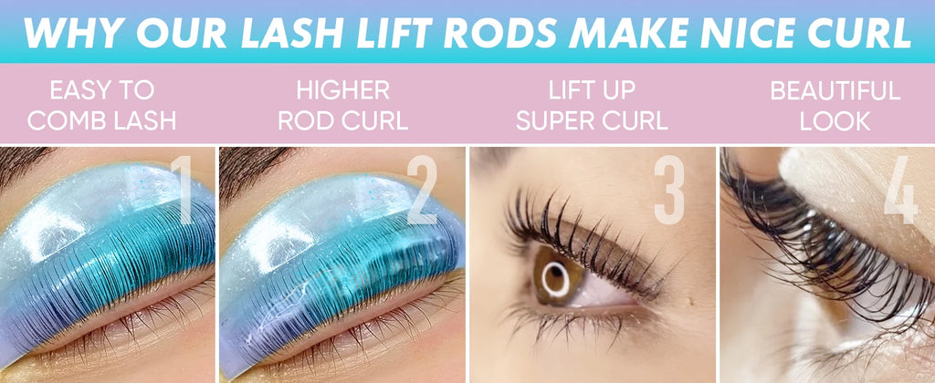 PERMANIA New Lash Palette Silicone Lashes Rod Shield Eyelash Curler Adhesive Lash Lift Pad Makeup Eyelash Lifting Tools