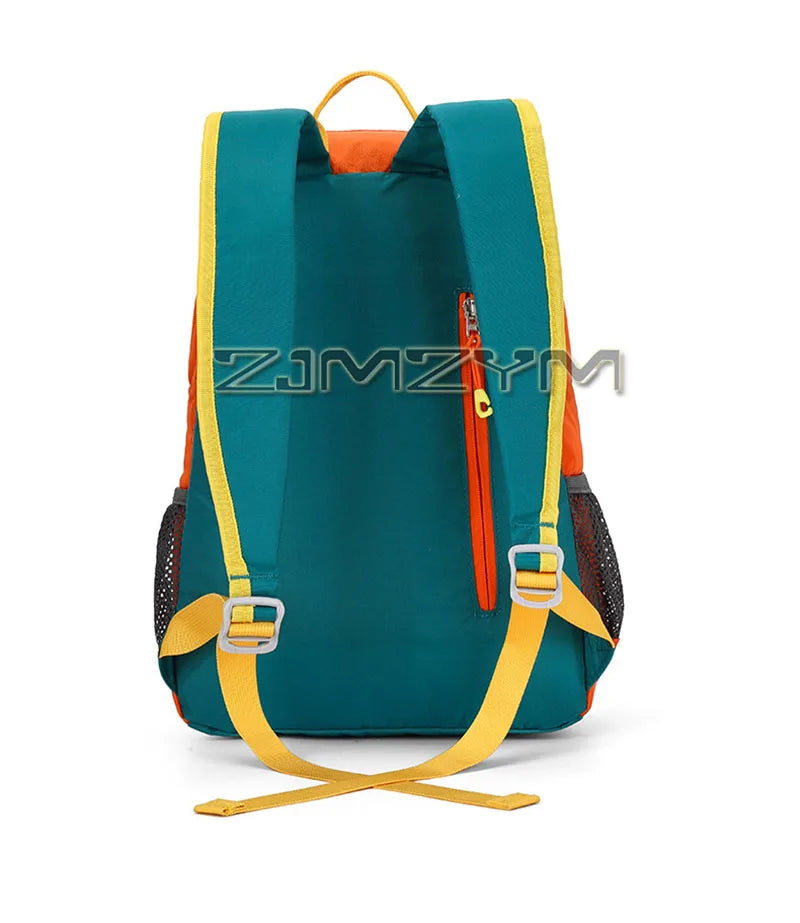 15L Waterproof Outdoor Hiking Bag Large Capacity Anti-theft Double Zipper Hiking Sports Backpack Spring Outing Bag