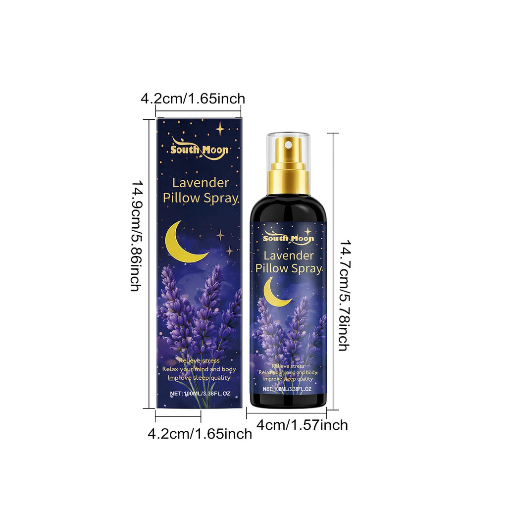 Sleep Spray Lavender for Pillows Relieve Anxiety Fall Asleep Improve Sleep Quality Natural Aromatherapy Body Relaxation Spray