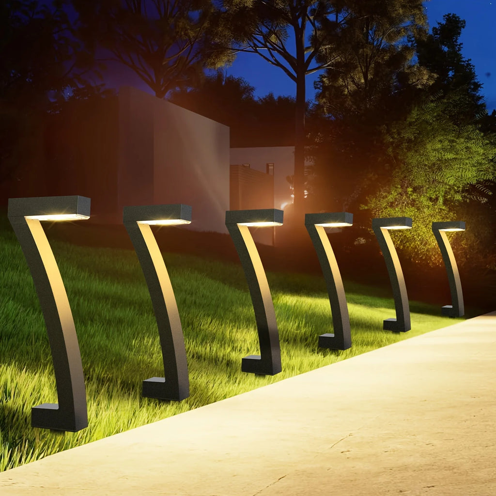 Solar Lights Outdoor Landscape Lighting Warm White Auto On/Off Waterproof for Yard Garden Patio Walkway Sidewalk Lawn Decor Lamp
