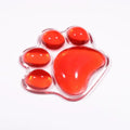 Cute Transparent Cat's Paw Shaped Mouse Pad Comfortable Non-Slip Wrist Rest Pad Mouse Wrist Rest Elbow Rest Mat Wrist Support