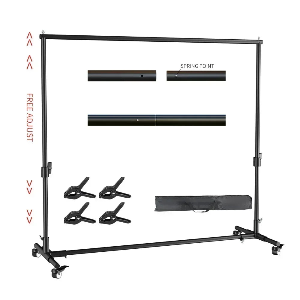 Background Stand Photography Photo Video Studio Backdrop Background Stand Party Accessories Telescopic Backgrounds Studio Photo