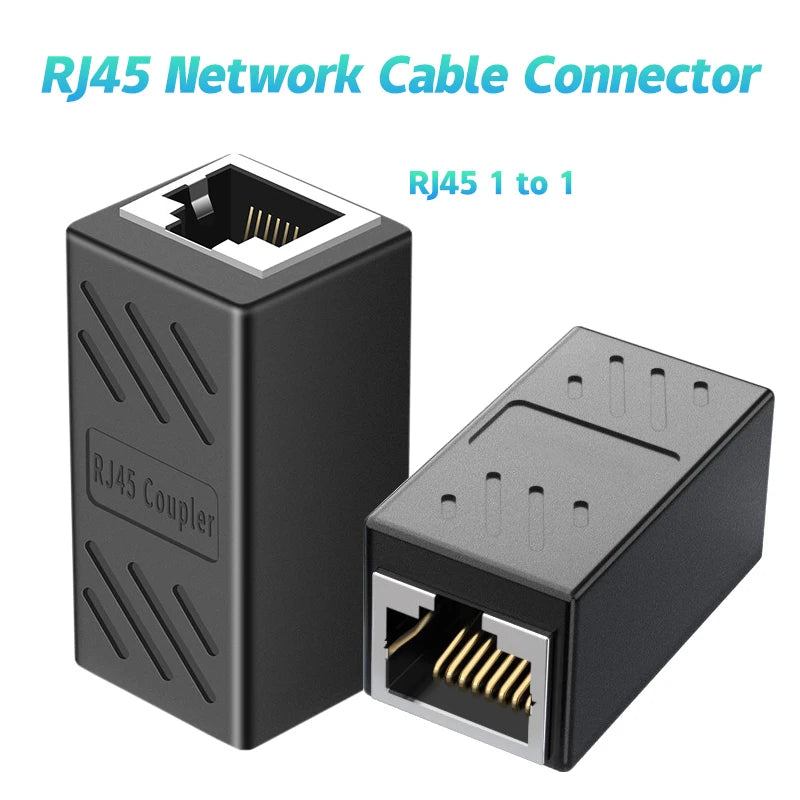 RJ45 CAT5 CAT6 CAT6a Coupler Extender Connector Ethernet Cable Extender Ethernet Coupler Female to Female