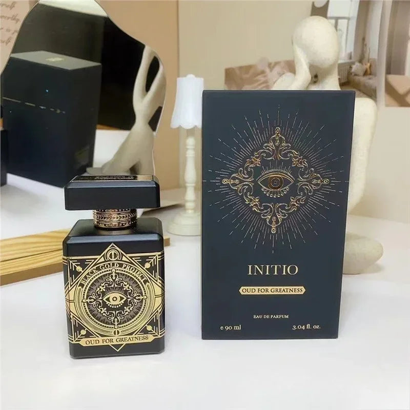 90ML Niche Unisex Initio Perfume  LongLasting Oriental Woody Scent with Oud Vanilla Musk & Rose for Elegant Daily Fragrance