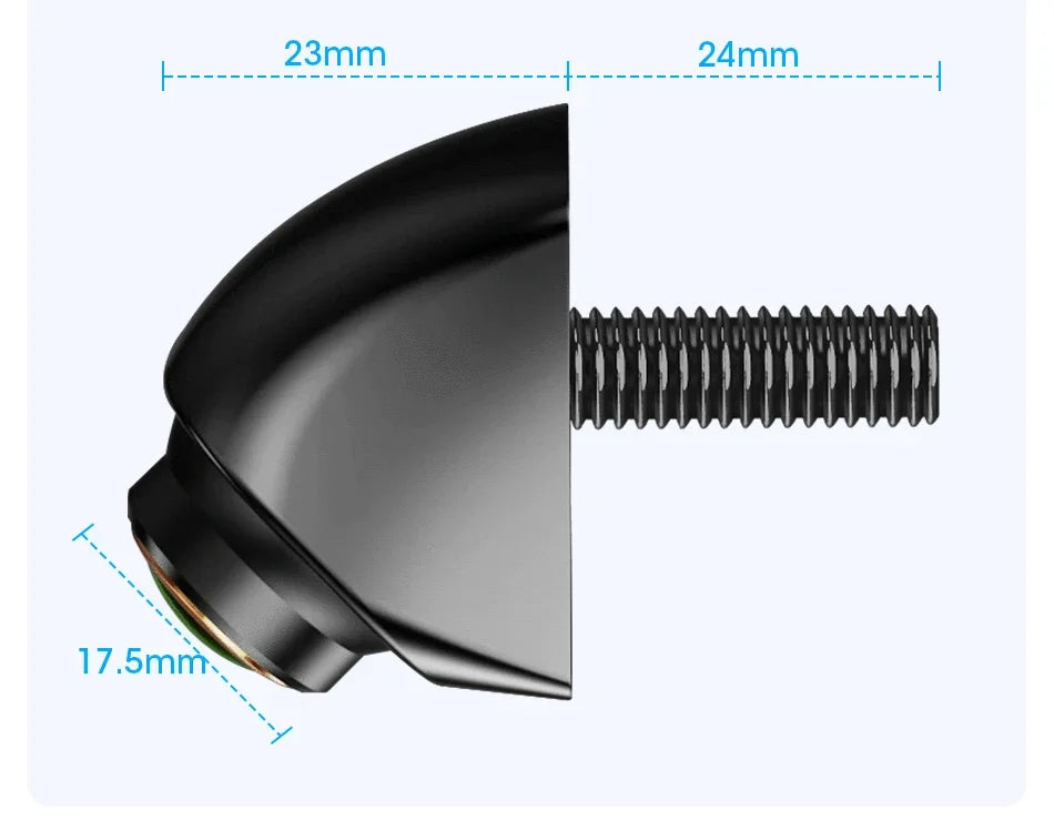 720P Camera AHD Switch CVBS Night Vision IP68 Waterproof 170° Degree Fisheye Golden Lens Full HD Vehicle Backup Rear View Camer