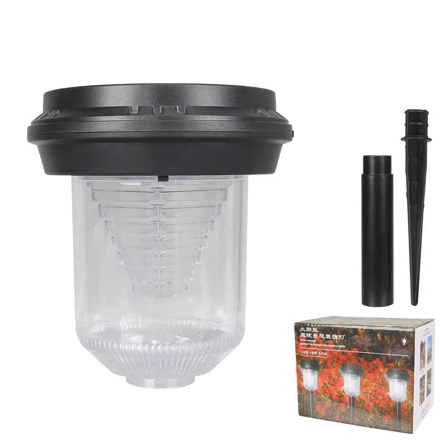 Solar Outdoor Lights New Garden Lamps Powered Waterproof Landscape Path for Yard Backyard Lawn Patio Decorative LED Lighting
