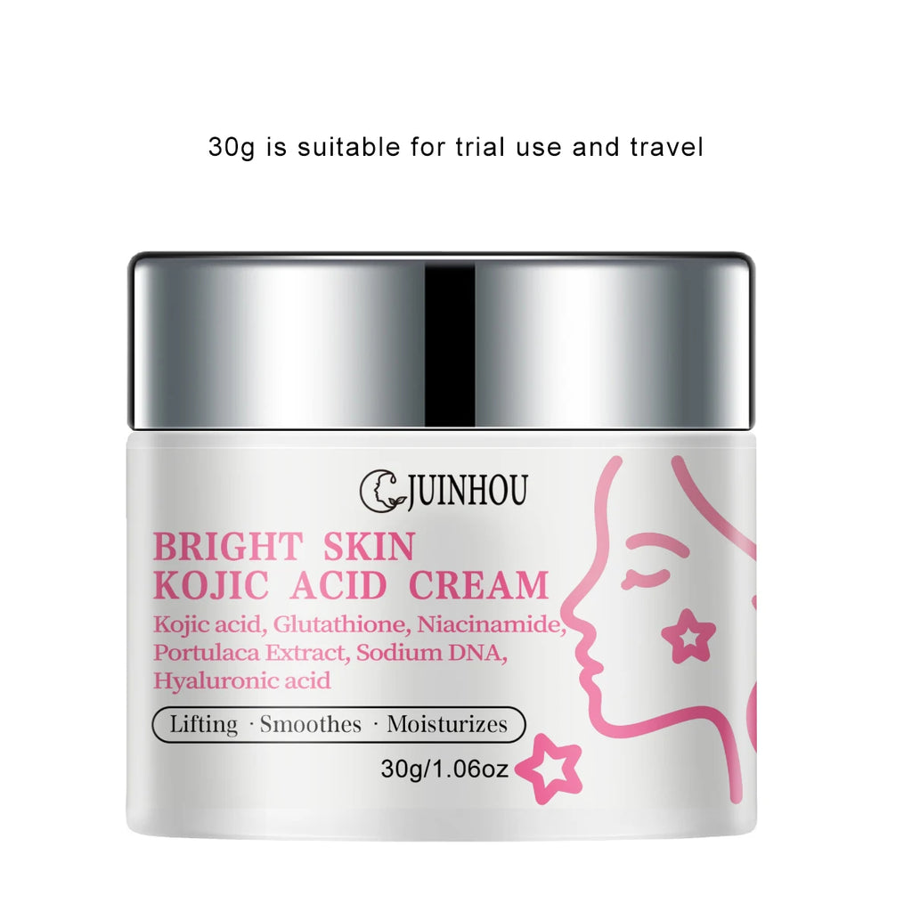 JUINHOU Lightweight Non‑greasy Moisturizing Face Cream For Dull Skin Daily Facial Hydrating Brightening Skin Care For Home Skin
