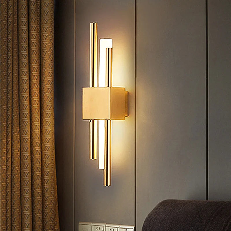 Modern luxury LED wall lights, living room, bedroom, staircase, background wall decoration, wall lights, bedside study lights