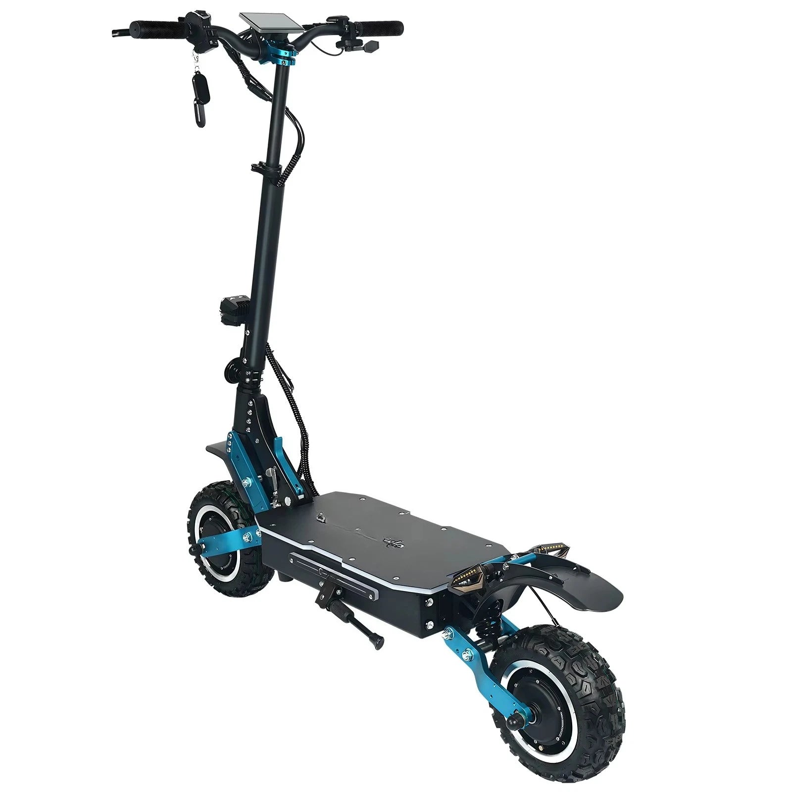 6000-watt off-road two-wheel electric scooter Dual motor lithium battery Digital folding 150kg European warehouse inventory