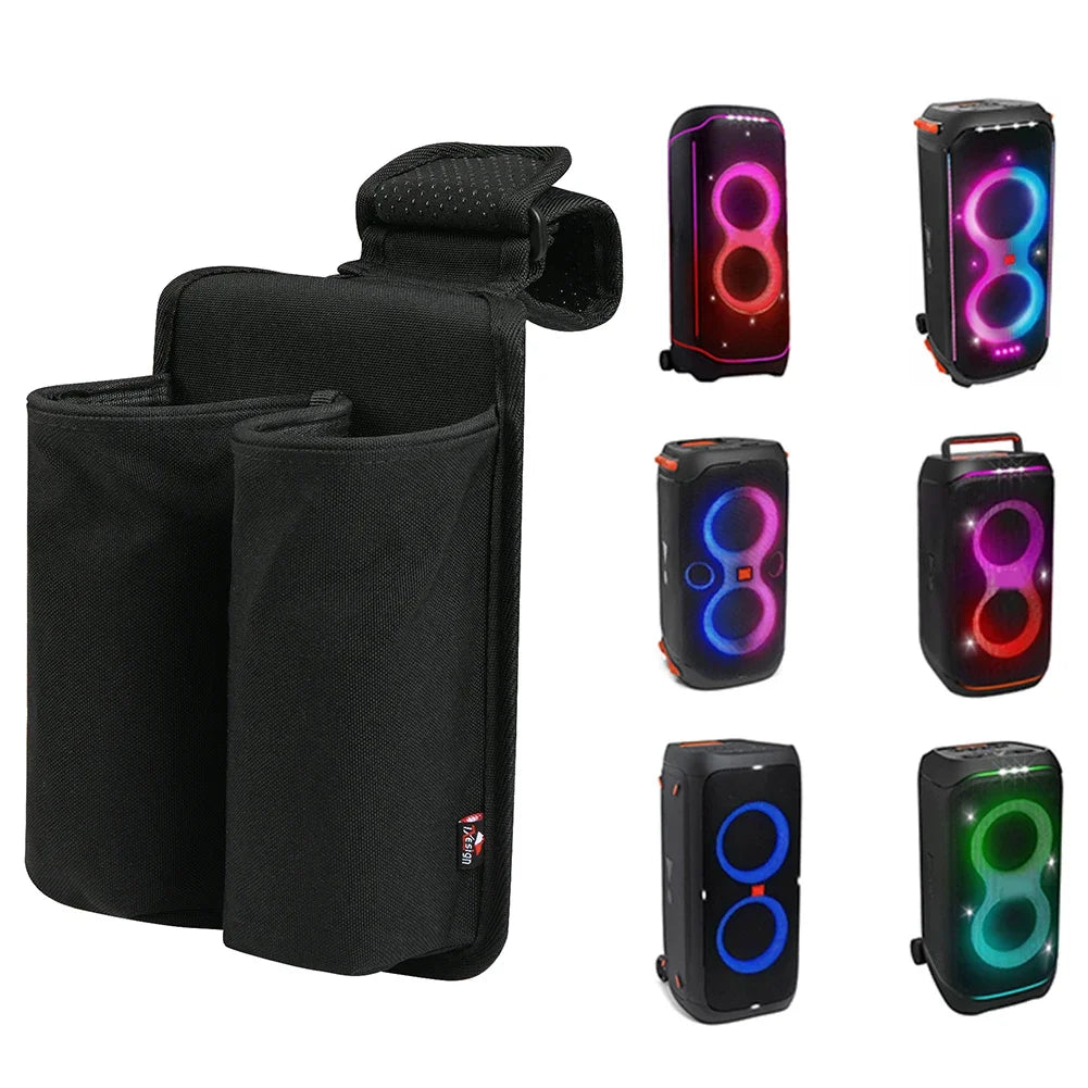 Mic Hanger Storage Holder Microphone Carrying Case Microphone Organizer for JBL PartyBox 110/120 Wireless Microphone