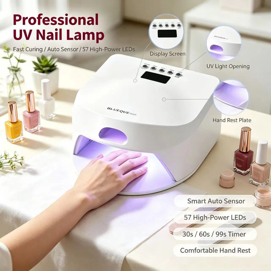 2 IN 1 LED Nail Lamp Smart Auto Sensor Gel Nail Dryer Dual Use Manicure Pedicure Fast Cur Light,Nail Dryer Auto Sensor Dual Lamp