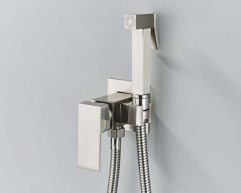 Rozin Black Bidet Faucets Wall Mounted Bathroom Shower Tap Bidet Toilet Sprayer Bidet toilet Washer Mixer Faucet