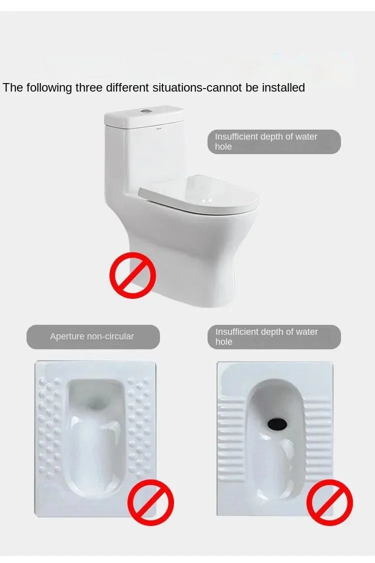 Toilet Deodorant Plug Deodorant Cover Bathroom Squatting Toilet Deodorant Plug Automatically Closes Toilet Odor Blocker Tool