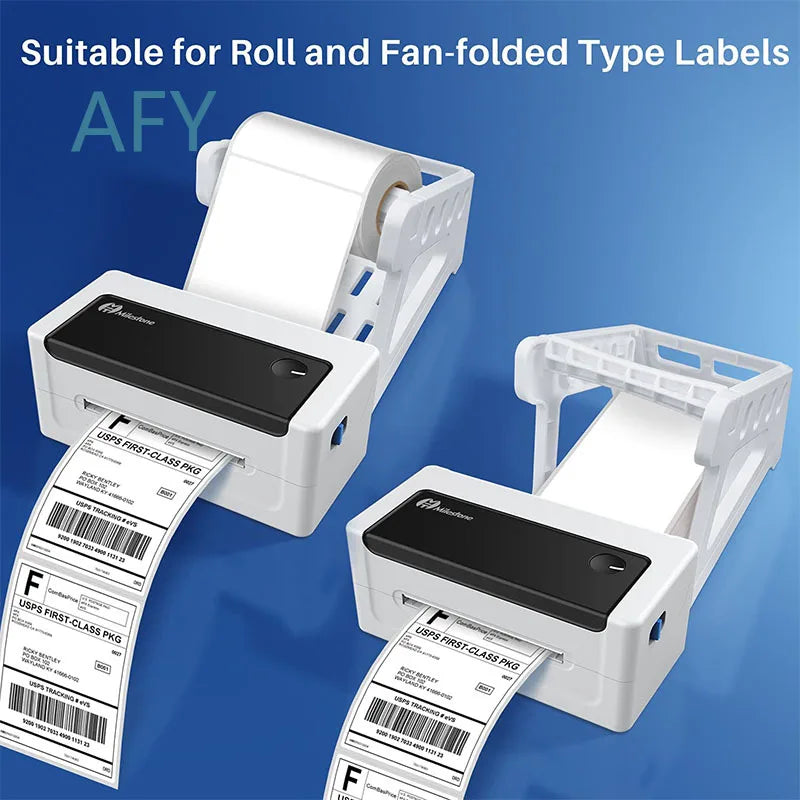 Portable Mini 4x6 58mm Thermal Label Printer for Barcode Address Food Shipping Labels for Zebra Brother DYMO Epson