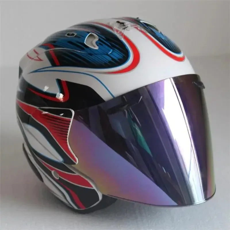 Motorcycle Helmet Open Face 3/4 Helmet Sword Cycling Dirt Racing Motorcycle Men and Women Helmet Capacete