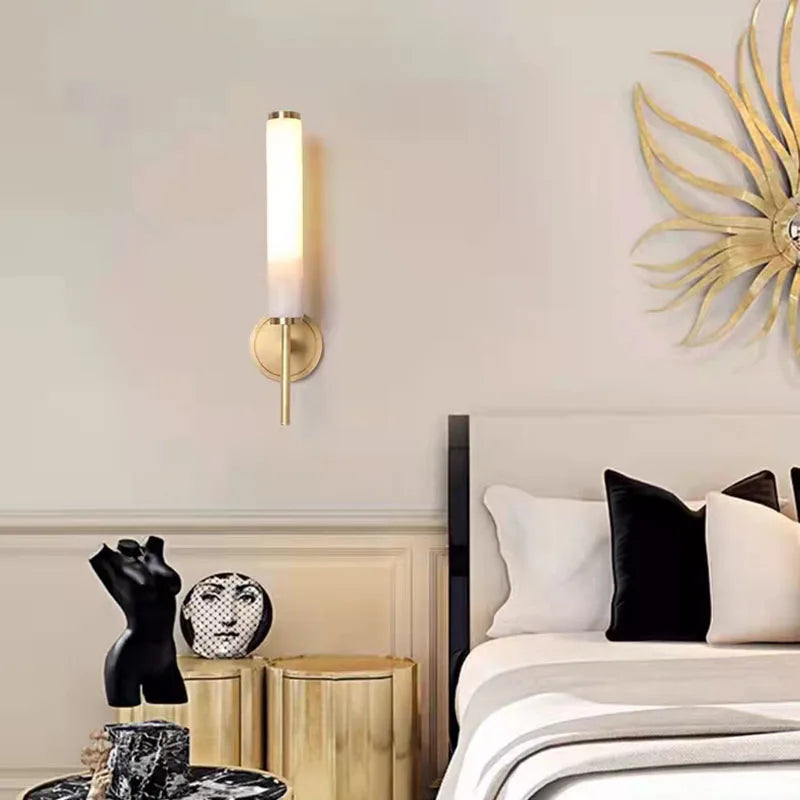 LED Interior Wall Lights Sconces Copper Room Decoration Wall Night Lamp Indoor Fixture Bedroom Home Dining Table Light Lustre