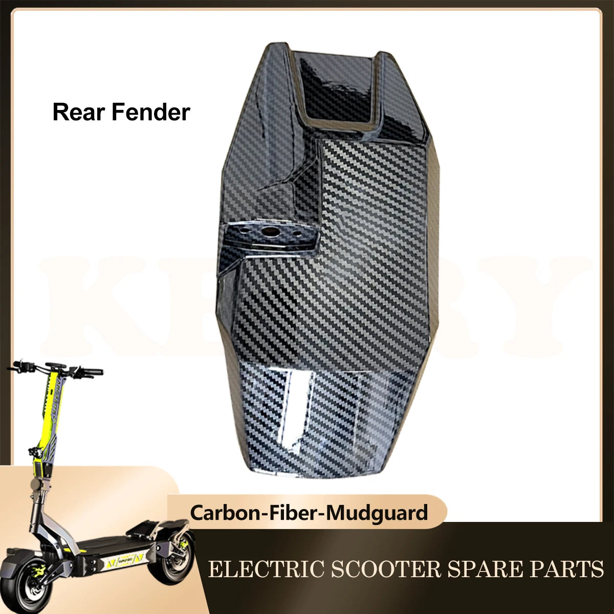 LANGFEITE Carbon-Fiber- Mudguard for LANGFEITE GT2S/GT2 RS Electric Scooter Front Rear Fender Wheel Cover Wing