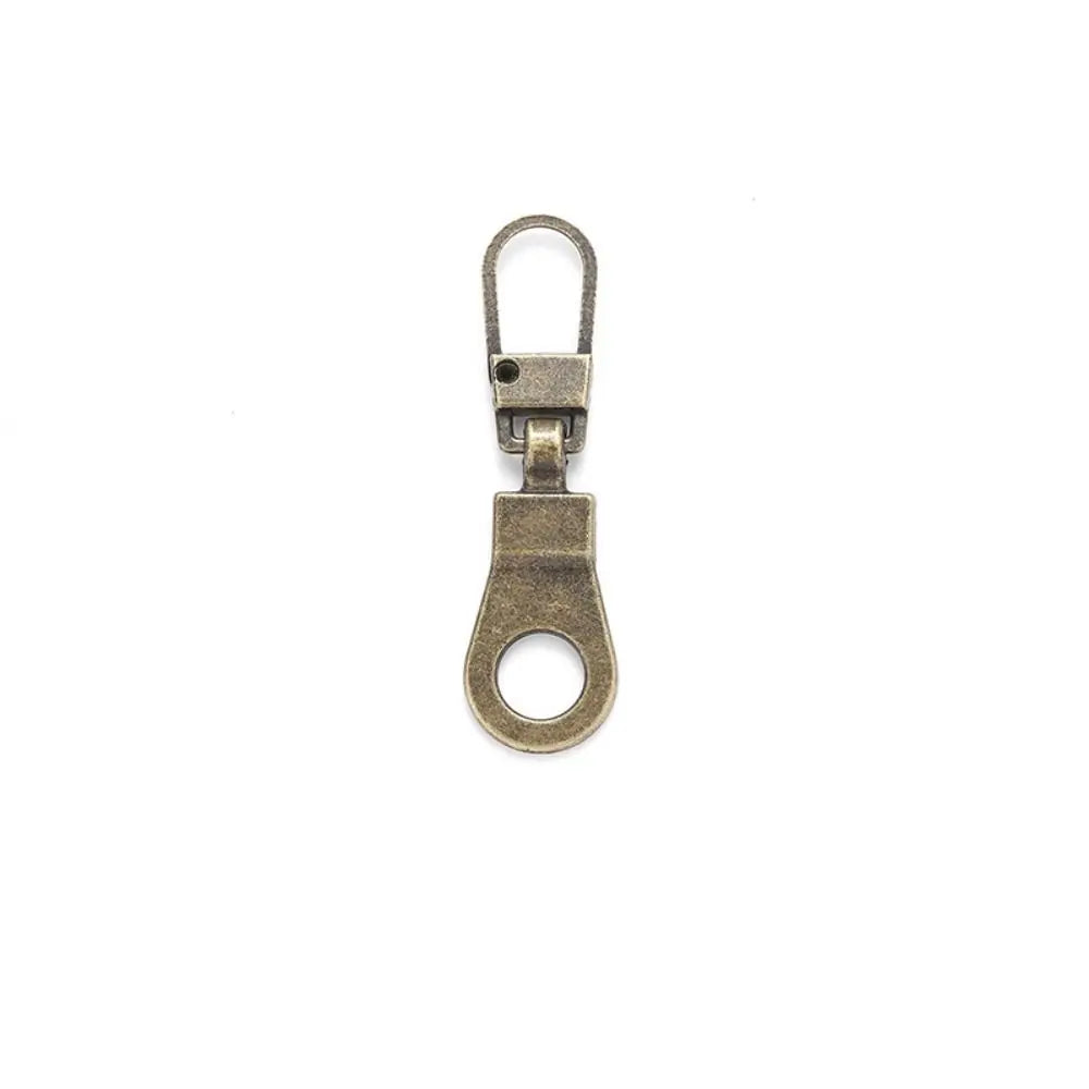 5PCS Metal Zip Puller Replacement Tab Zipper Sliders Head Zipper Head Detachable Backpacks Purses Repair Sewing Accessories