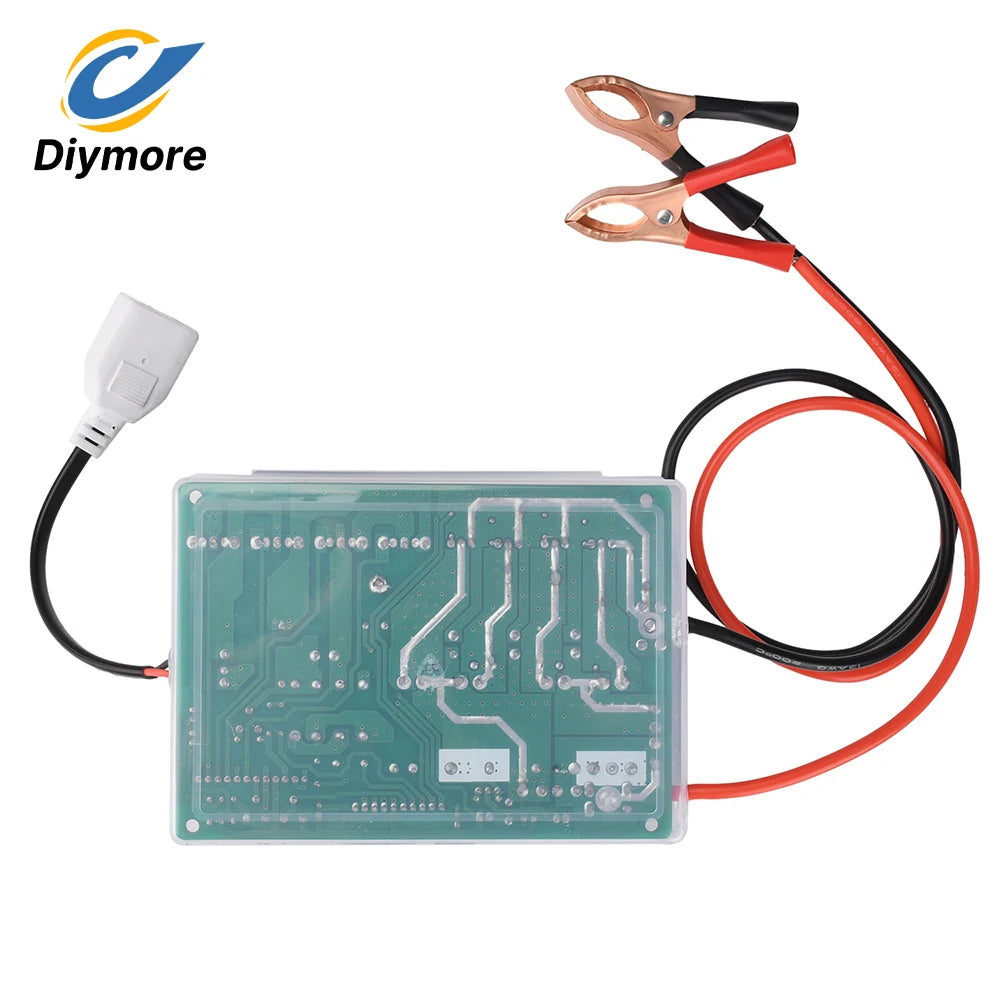 500W Inverter Module 12V to 220V DC-AC Booster Board with Switch Temperature-Controlled Fan Supports Electric Vehicle Charging