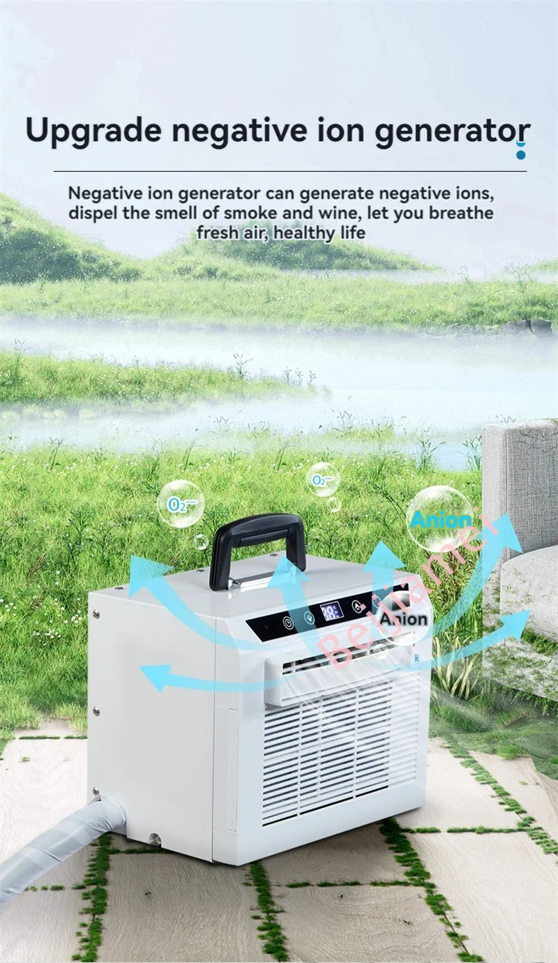 Air Conditioner Mini Mobile Split Portable Air Conditioner Caravan Camping Air Conditioner 3000BTU/H With Remote Control
