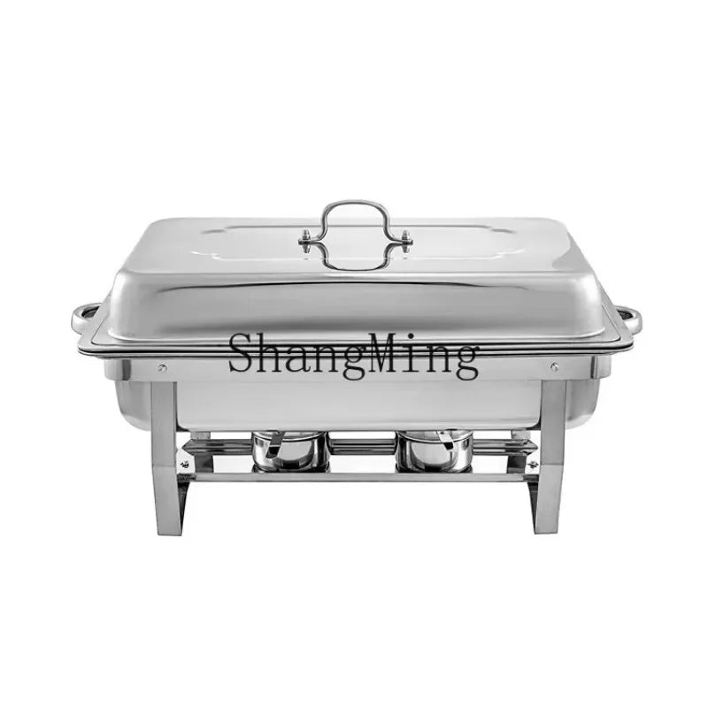 CLL Stainless Steel Buffet Stove Food Heating Vessel Restaurant Folding Dining Stove Buffet Stove