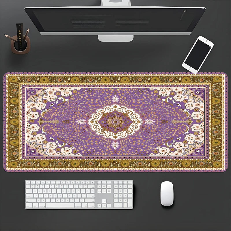 Oversized Persian carpet style multi-model gaming mouse pad PC Player Rubber keyboard office accessories cushion carpet mat rug