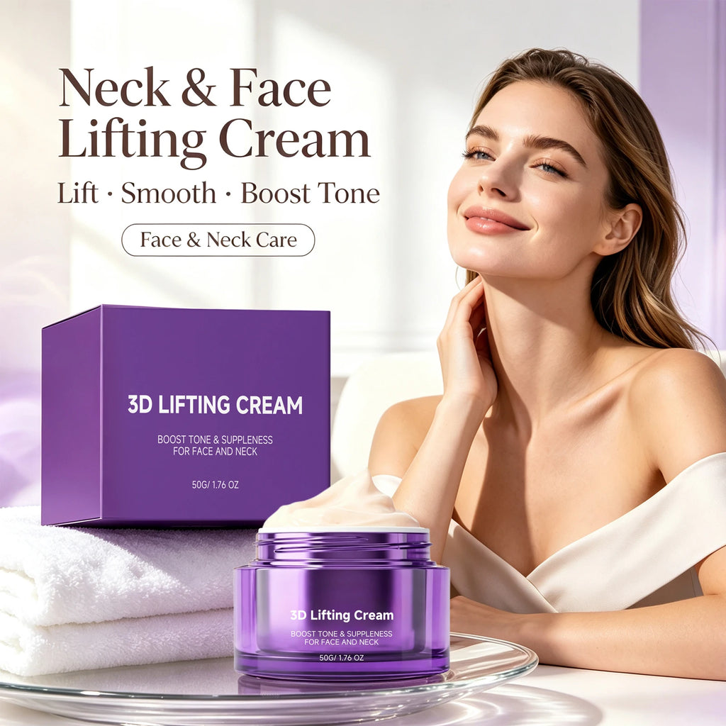 3D Lifting Cream For Face Neck Reduce Wrinkle Tightening Smoothing Skin Fast Absorb Non Greasy Rejuvenate Skin Shape Facial Line