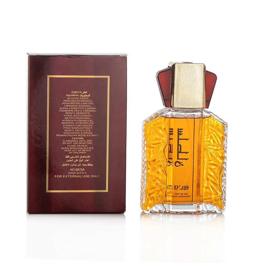 Arabic Style Perfume Men 100ML Dubai Muslim Lasting Cologne Unisex Eau De Parfum Charming Man Aroma Exotic Charm Parfums Homme
