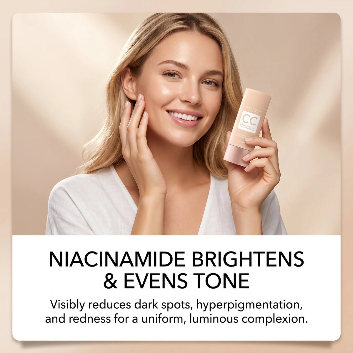 CC Cream Foundation Full Coverage Color Changing Invisible Pores Adapt Dark Skin Tone Makeup Cosmetics Korean Foundation Sticks