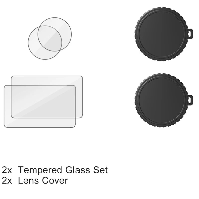 Case for DJI Osmo Nano Screen Protector Tempered Glass Film Lens Cover Cap Bag for DJI Nano Accessories