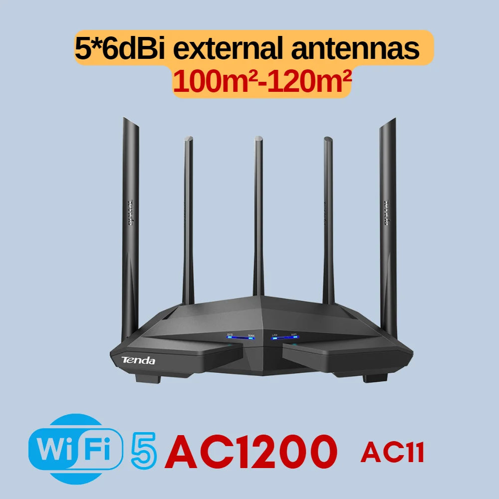 WiFi 6 Router AX3000 Gigabit Wireless Repeater Tenda 2.4G 5Ghz Gigabit WIFI6 AX1500 Extender Network Tenda AC1200 Wifi Booster