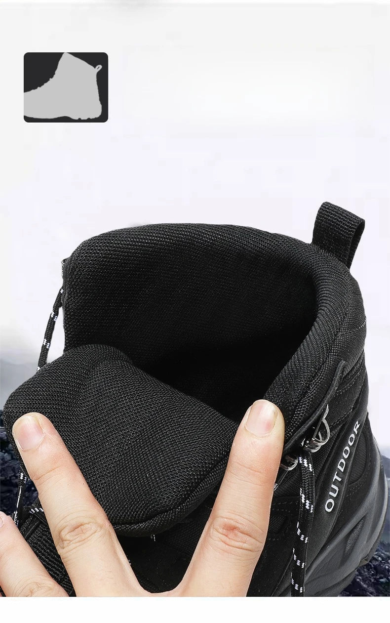 Outdoor Hiking Boots Men Shoes Anti-slip Wear-resistant Thick-soled Sports Shoes Men Breathable Comfortable Casual Shoes Men