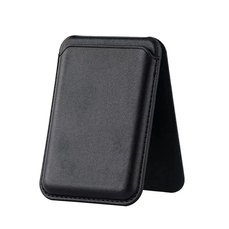 3 in 1 MagSafe Magnetic Leather Card Holder Foldable Phone Stand Wallet Case For iPhone 17 16 15 14 13 12 Pro Max Card Pocket