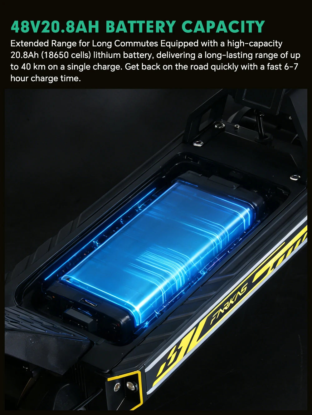 Mankeel MX16 Electric Scooter 48V 20.8Ah 45km/h Max Speed Foldable Escooter 10 Inch Tubeless Tire 800W Kick Scooter