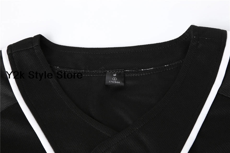 Baseball suit customization Baseball Jersey Harajuku Thin button Baseball Uniform Men/Women Baseball Jersey
