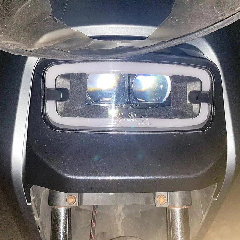 OWN DJM 1.5" MATRIX 42MM BI LED PROJECTOR LENS BILED HIGH LOW DUAL BEAM HEADLAMP MOTORCYCLE 1.5 INCH SQUARE MODULE MOTORBIKE