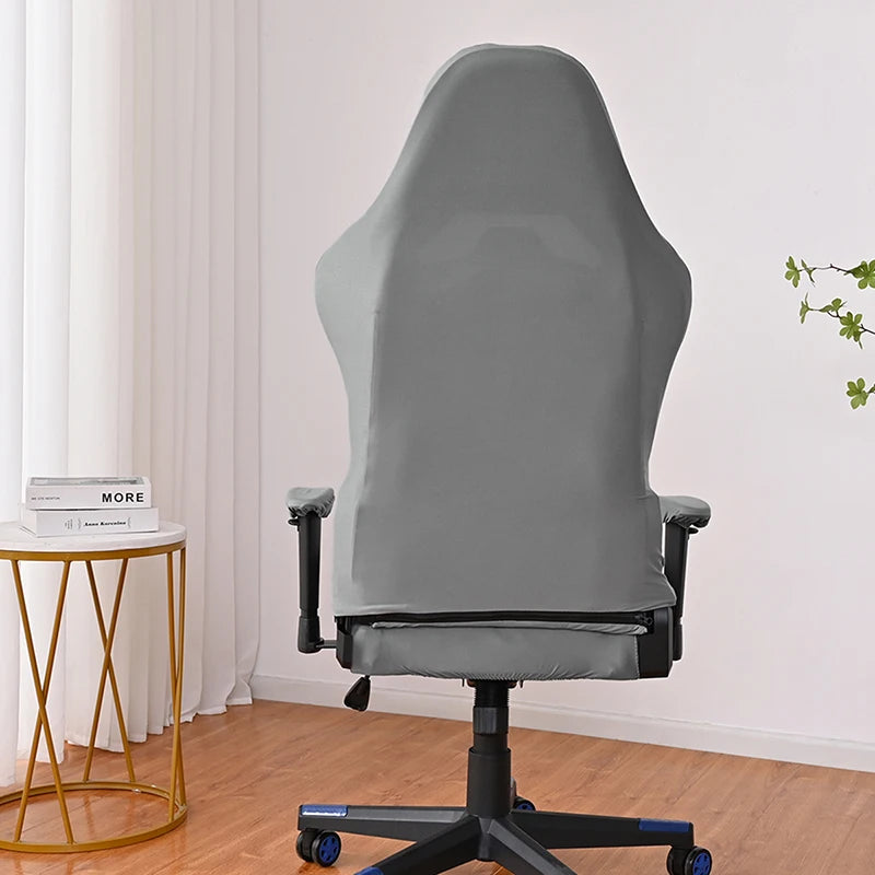 Simple Home Gaming Chair Cover Universal Computer Game Competitive Chair Seat Backrest Armrest Elastic Swivel Chair Covers Home