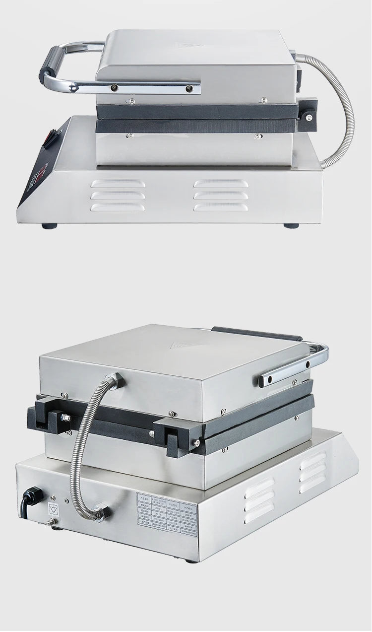 Croffle Maker Commercial Honeycomb Shape Waffle Making Machine Electric 4 Slice Square Waffle Maker