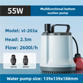 Submersible pump fish pond water bottom suction pump fish pond filtration circulating water pump koi fish pond water device