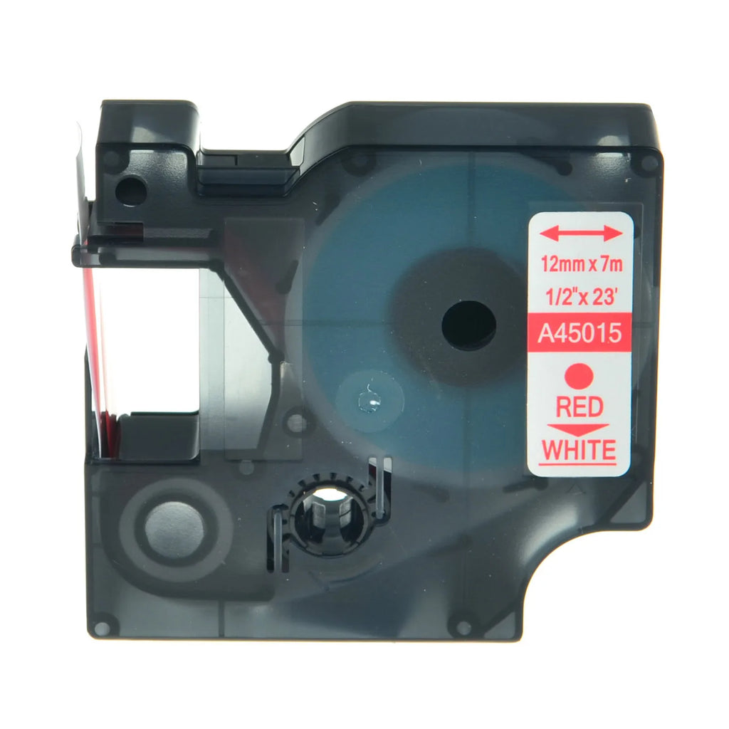 6/9/12mm 24mm Label for Dymo D1 Tape 45013 40913 43613 Black on White Compatible Dymo LabelManage 160 280 LabelPoint Label Maker