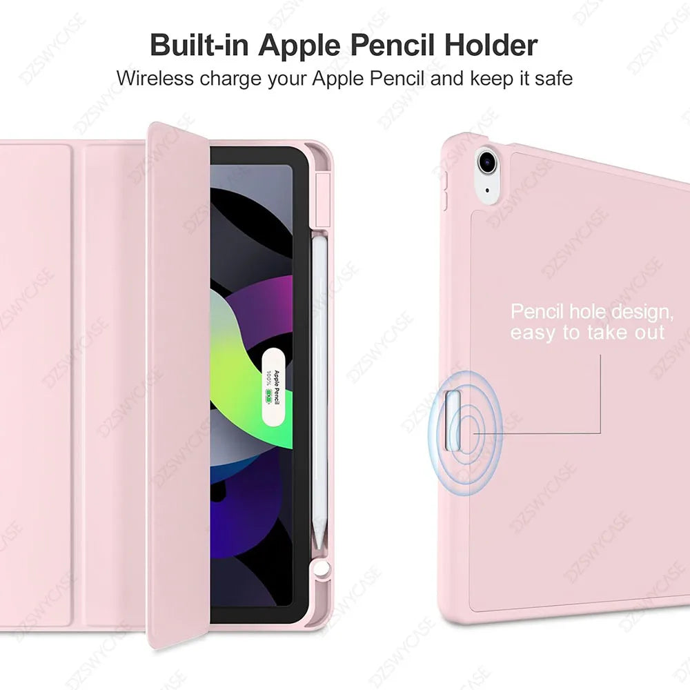 Case for iPad Air 11-inch M4/M3/M2 (2026/2025/2024), iPad Air 5th/4th Gen 10.9-inch (2022/2020), Cover with Auto Sleep/Wake